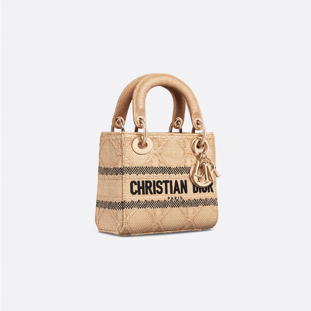 Christian Dior Tan Mini Lady D-Lite Bag - Picture 2 of 13